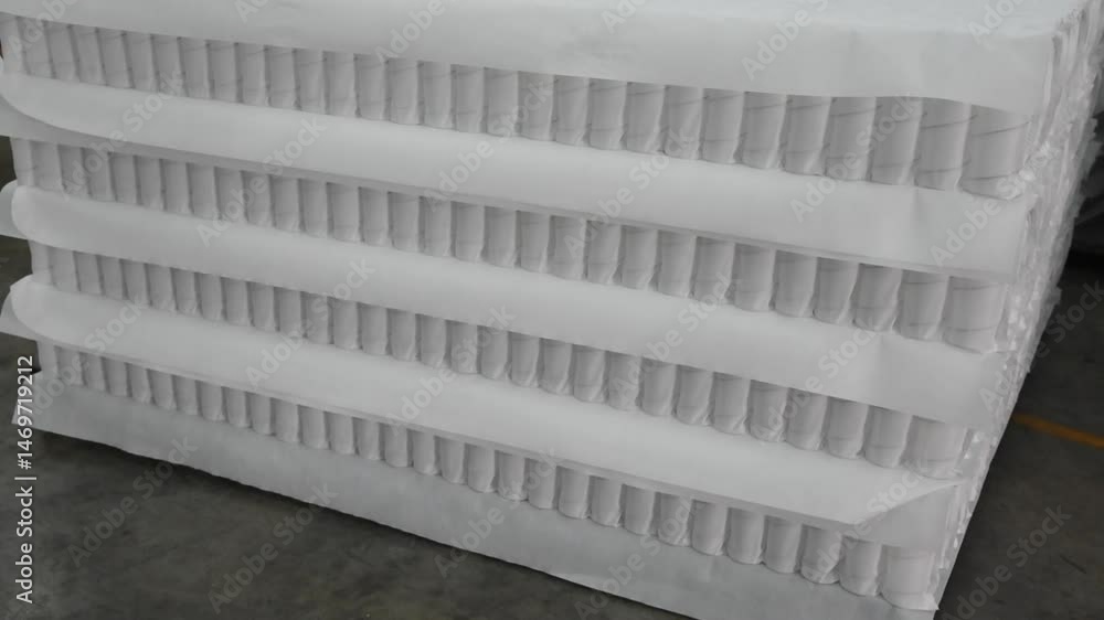 Pocket spring mattress layer spring mattress in pocket