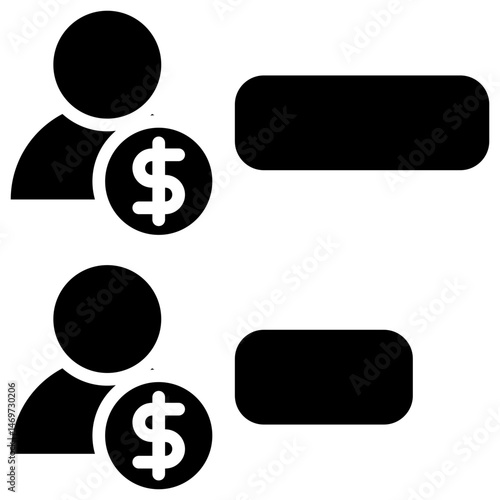 Per Capita Glyph Icon