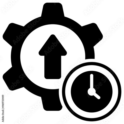 Productivity Glyph Icon