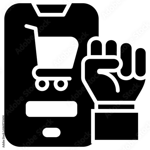 Purchasing Power Glyph Icon
