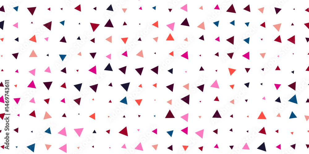 Fototapeta premium Colorful triangle background pattern vector