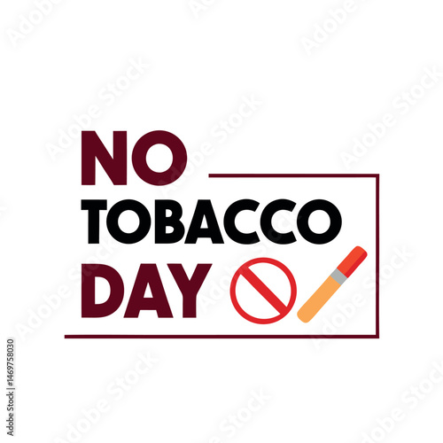 


   No tobacco day vector illustration.
