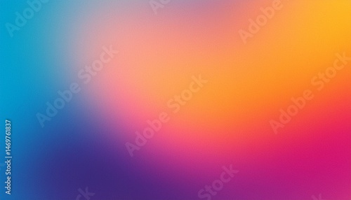 Vibrant Gradient Background Blue, Purple, Pink, Orange Hues
