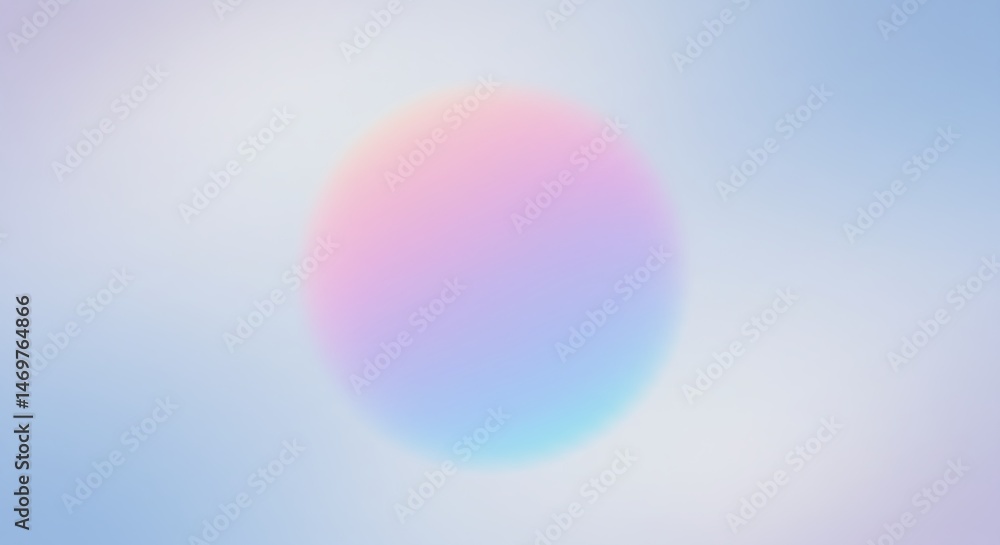 The abstract image features a blurred circular gradient of delicate pink, purple, and blue hues, creating a soft and ethereal visual against a light pastel backdrop The abstract image features a blurred circular gradient of delicate pink, purple, and blue hues, creating a soft and ethereal visual against a light pastel backdrop