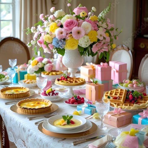 Mother's Day table decoration