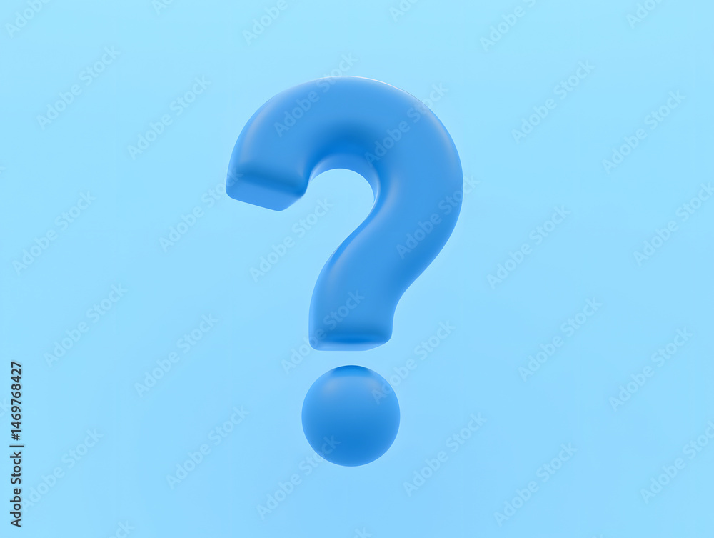 Naklejka premium Idea problem solution Question Mark Conceptual brainstorming icon illustration