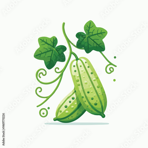 vegetable, food, green, nature, organic, gourd, fruit, garden, background, ivy, healthy, fresh, agriculture, grandis, plant, tropical, coccinia, cucurbitaceae, leaf, raw, edible, asia, asian, natural,