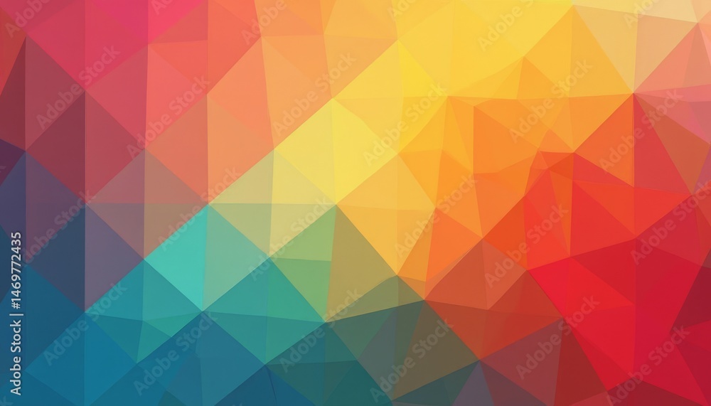 Geometric Abstract Background of Colorful Polygons Geometric Abstract Background of Colorful Polygons
