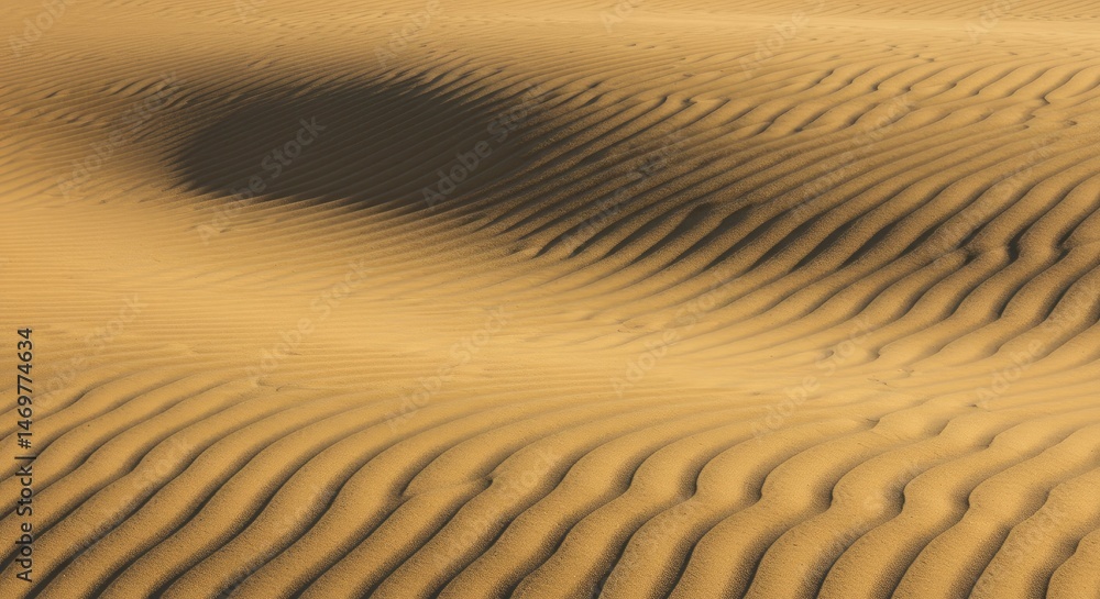 Obraz premium Desert sand dunes texture closeup
