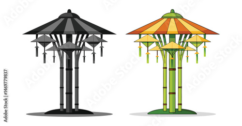 Bamboo Grove Lamps – Handcrafted Eco-Friendly Bamboo Lighting for Natural Home Ambience, bamboo lamps, bamboo table lamp, eco friendly lamps, bamboo pendant lights, sustainable lighting. 