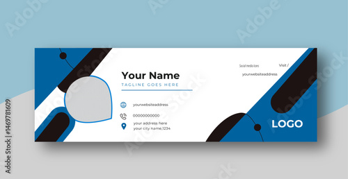 Creative Modern Email Signature Design For All Type Of Business Proposal ,Graphic Resources ,Email ,Business Card ,Flyer Design ,Poster,Banner, Advertisement for all type of work,Online, Add, Blue Bla