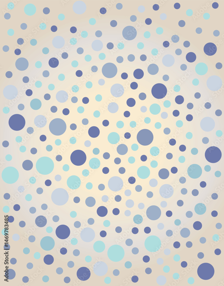 Soft Polka Dot Pattern in Pastels