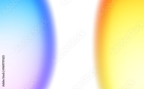Obraz na płótnie vibrant color gradients shape cutout on transparent background, abstract glowing multicolored blurred gradients shape, color spots cutout on transparent background w salonie