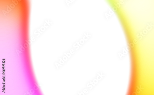 Obraz na płótnie vibrant color gradients shape cutout on transparent background, abstract glowing multicolored blurred gradients shape, color spots cutout on transparent background w salonie