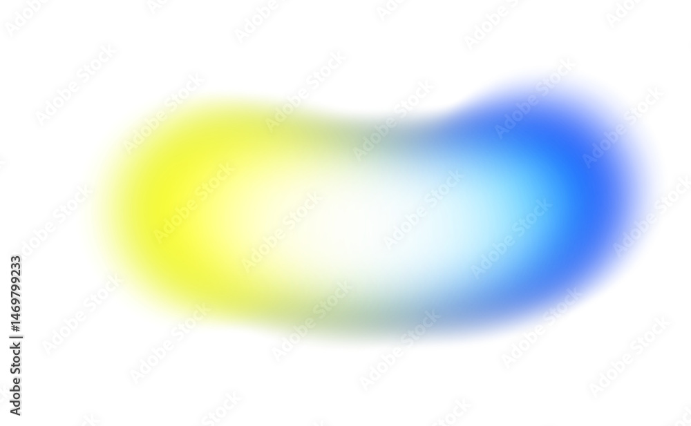 vibrant color gradients shape cutout on transparent background, abstract glowing multicolored blurred gradients shape, color spots cutout on transparent background