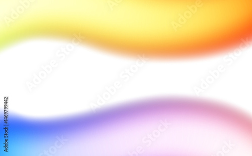 Obraz na płótnie vibrant color gradients shape cutout on transparent background, abstract glowing multicolored blurred gradients shape, color spots cutout on transparent background w salonie