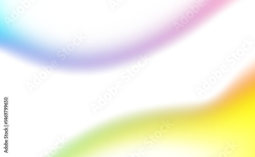 Obraz na płótnie vibrant color gradients shape cutout on transparent background, abstract glowing multicolored blurred gradients shape, color spots cutout on transparent background w salonie