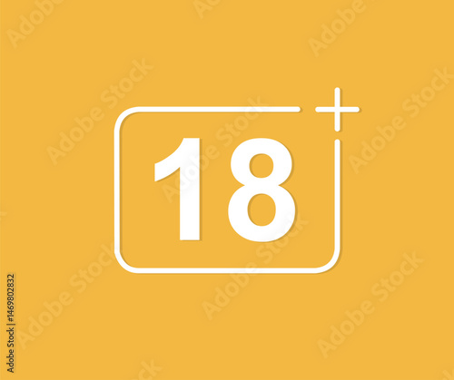 18+ age icon