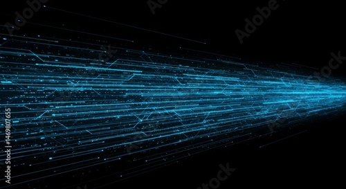 Abstract digital circuit lines