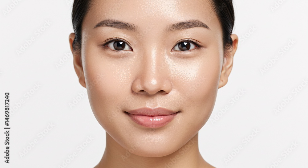 Fototapeta premium Radiant Skin Achieving a Naturally Luminous Complexion Through Skincare