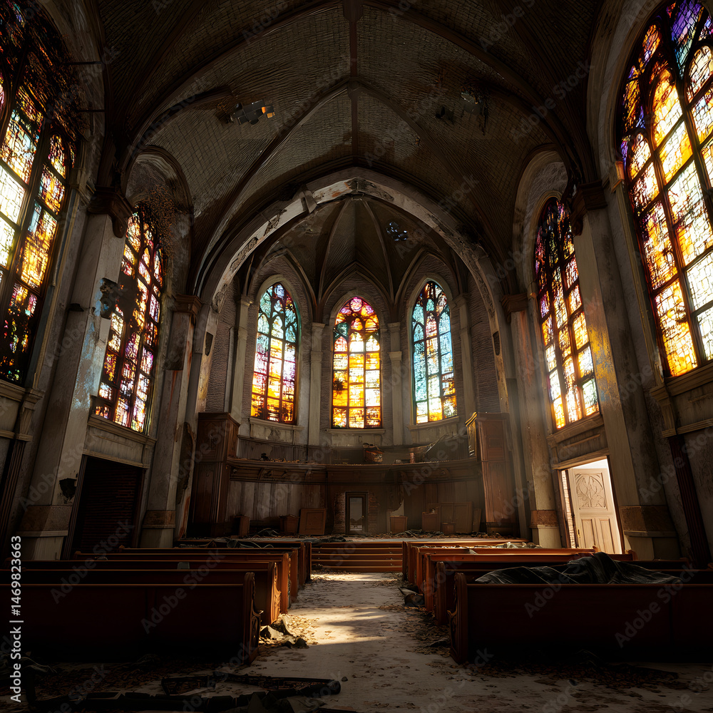 Fototapeta premium Abandoned Castle