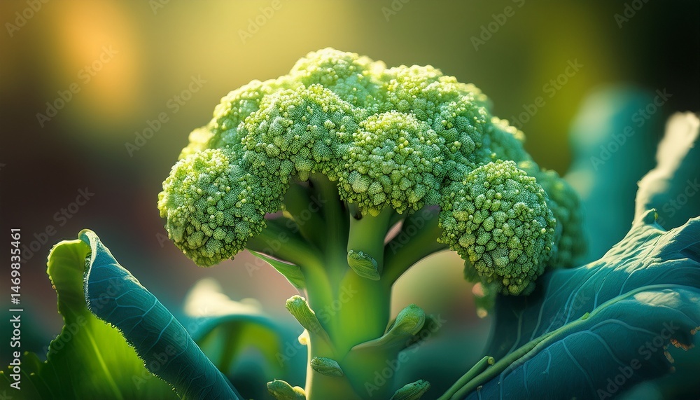 custom made wallpaper toronto digitalBrokkolipflanze mit geschlossener Blume