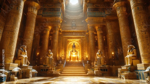 Ancient Egyptian Hallway