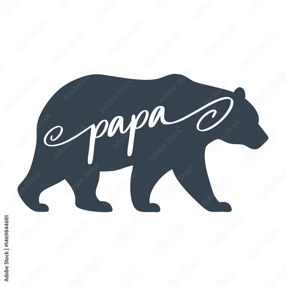 Fototapeta premium Fathers Day Vector Shirt Design for Dad Cool Typography Graphic Print