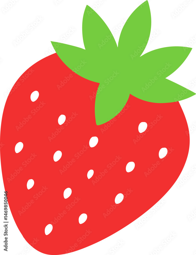 Strawberry red fruit with hand draw icon LOGO Strawberry red fruit with hand draw icon LOGO