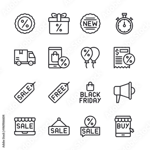 Black Friday icons showcase deals