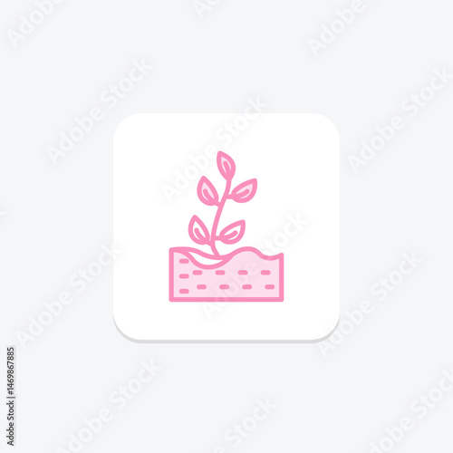 Fertile Land Lines, vector, pixel perfect, illustrator file