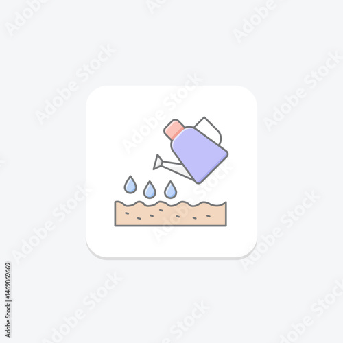 Watered Soil, vector, pixel perfect, illustrator file