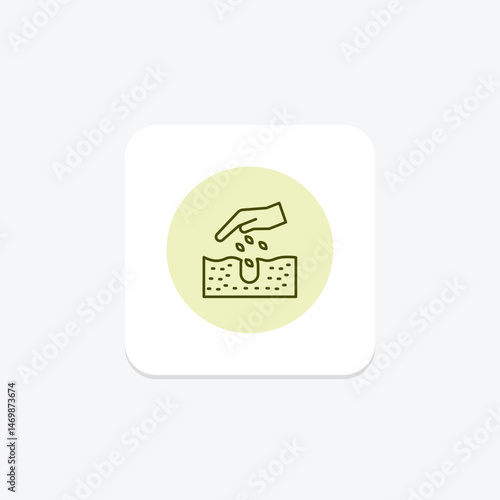 Handful Of Seeds, vector, pixel perfect, illustrator file