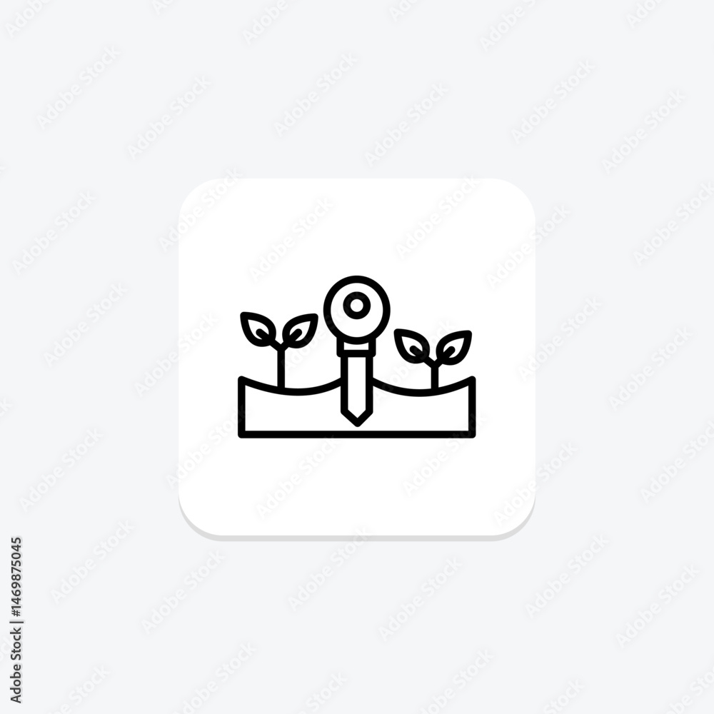 Obraz premium Soil Scan Grid, vector, pixel perfect, illustrator file