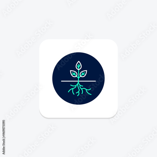 Rooted Growth, vector, pixel perfect, illustrator file