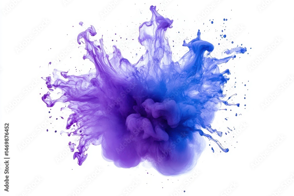 Naklejka premium Abstract ink explosion
