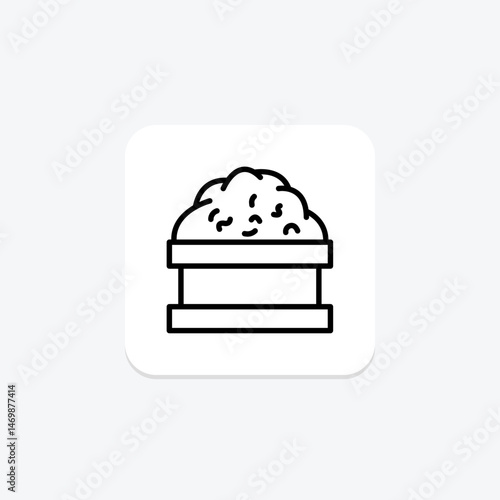 Vermicompost Scene, vector, pixel perfect, illustrator file