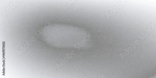 Gradient grainy background, white illuminated spots on black, noise texture effect