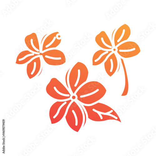 Frangipani Flower Icon