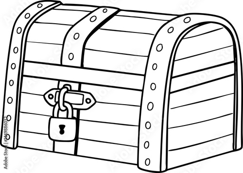 treasure box illustration
