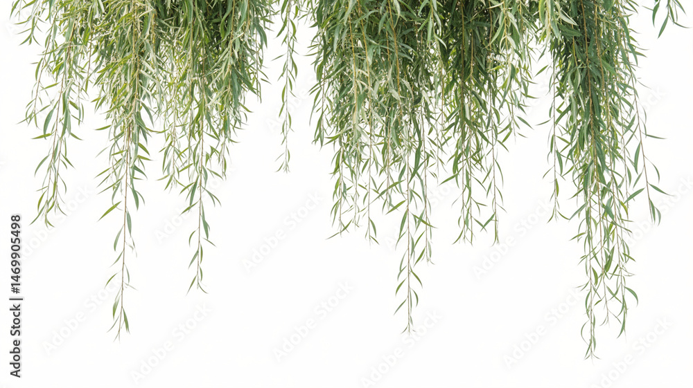 Fototapeta premium green dill isolated on white background