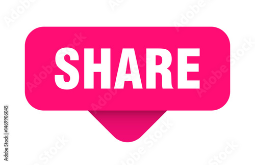 share sticker. share sign on transparent background