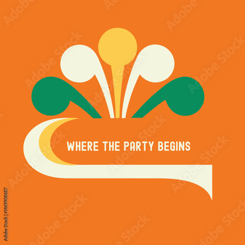 The Event Party Planning and Celebration Logo
