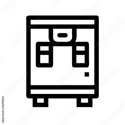 Drink Cooler Machine Beverage Icon Design