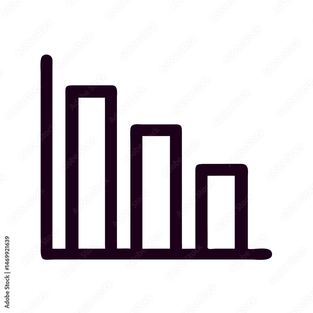 Bar Chart with Statistics Data Icon Design Bar Chart with Statistics Data Icon Design