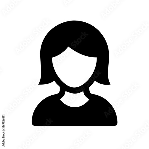 Actress Female Character Portrait Icon Design