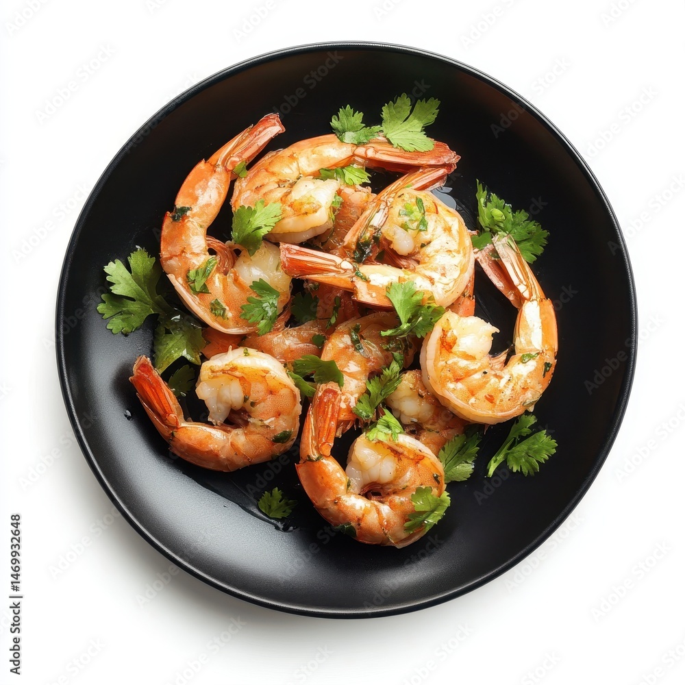 Pan-seared shrimp with herbs (1) Pan-seared shrimp with herbs (1)