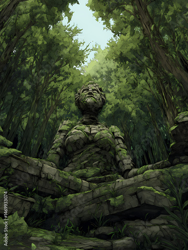 Wallpaper Mural Anime Manga God Character – Majestic, Divine, and Mythical Artwork Torontodigital.ca