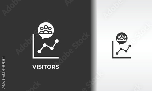 Visitors Vector, Icon Or Logo Sign Isolated Symbol Illustration