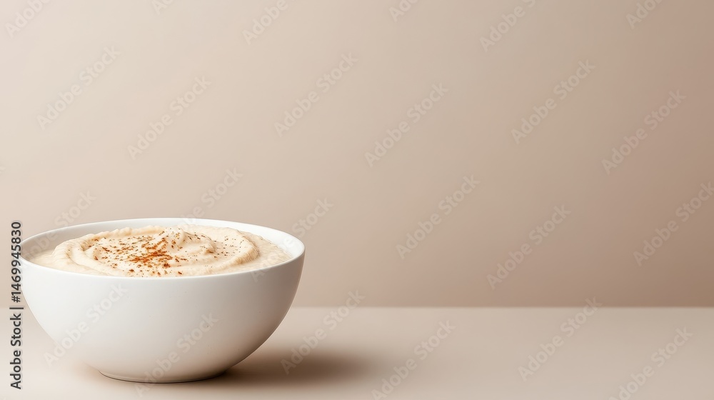 Creamy hummus dip a flavorful chickpea meze experience in a minimalist setting Creamy hummus dip a flavorful chickpea meze experience in a minimalist setting